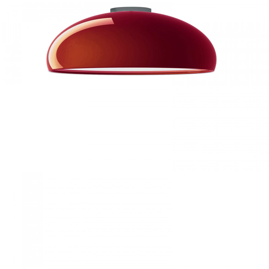 FontanaArte Pangen Medium Ceiling Lamp - Copper/Black, Polymer/Metal