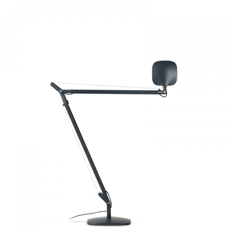 FontanaArte Volee Medium Table Lamp - Dark Gray, Polymer/Metal