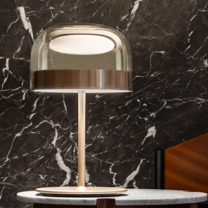 FontanaArte Equatore Medium Table Lamp - Matt Gold, Glass/Metal