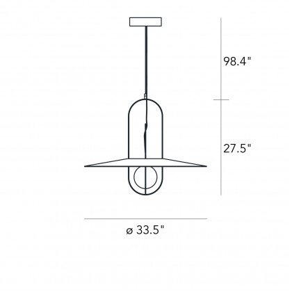 FontanaArte Setareh Large Spherical Diffuser Suspension Lamp - Glossy Gold/White