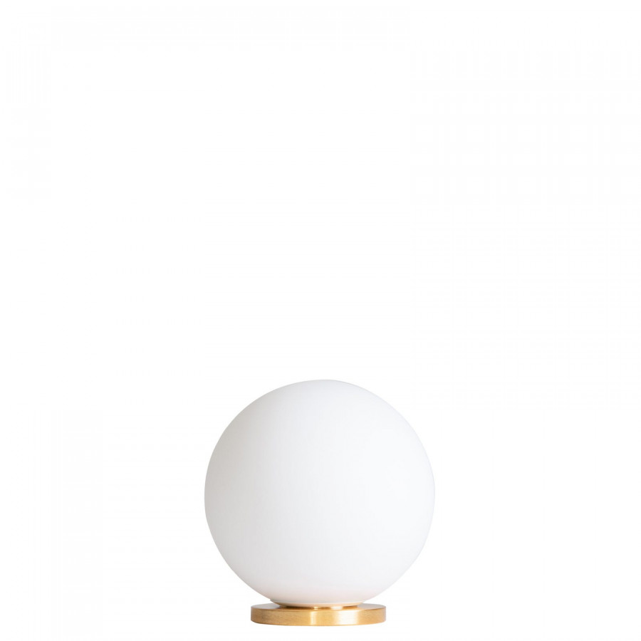 FontanaArte Pallina Table Lamp - Brass, Glass/Galvanized Metal