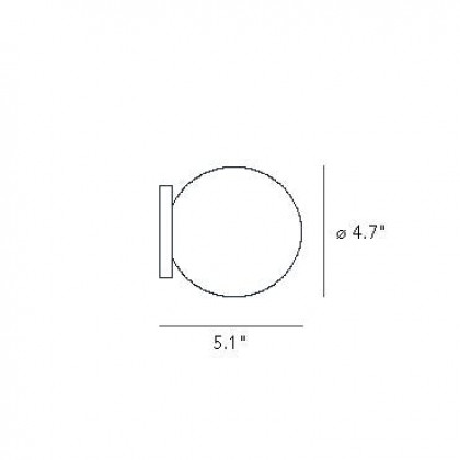 FontanaArte - Pallina Wall/Ceiling Lamp