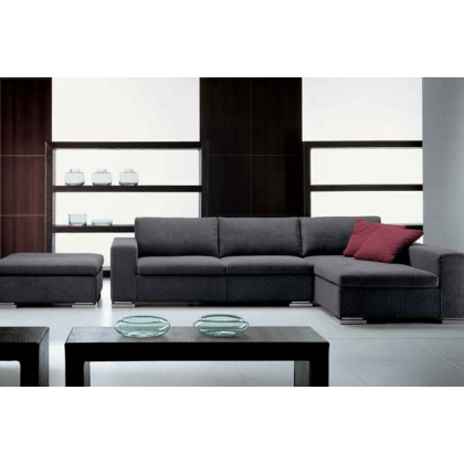 Formerin Brando Large Chaise Lounge - Gray