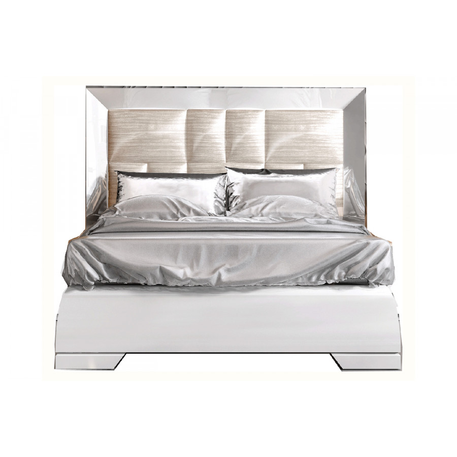 Franco Carmen Queen Size Bed - White