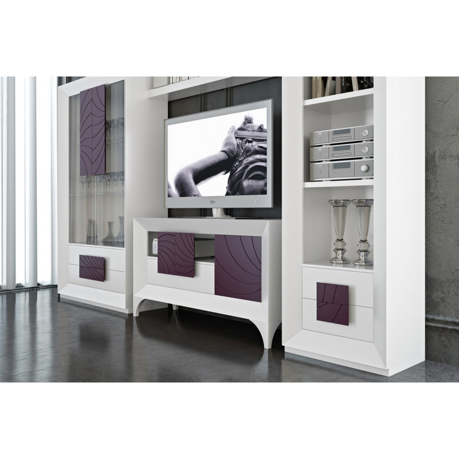 Franco - Kora 15 Module 1 Striped Door With Push & 1 Gap