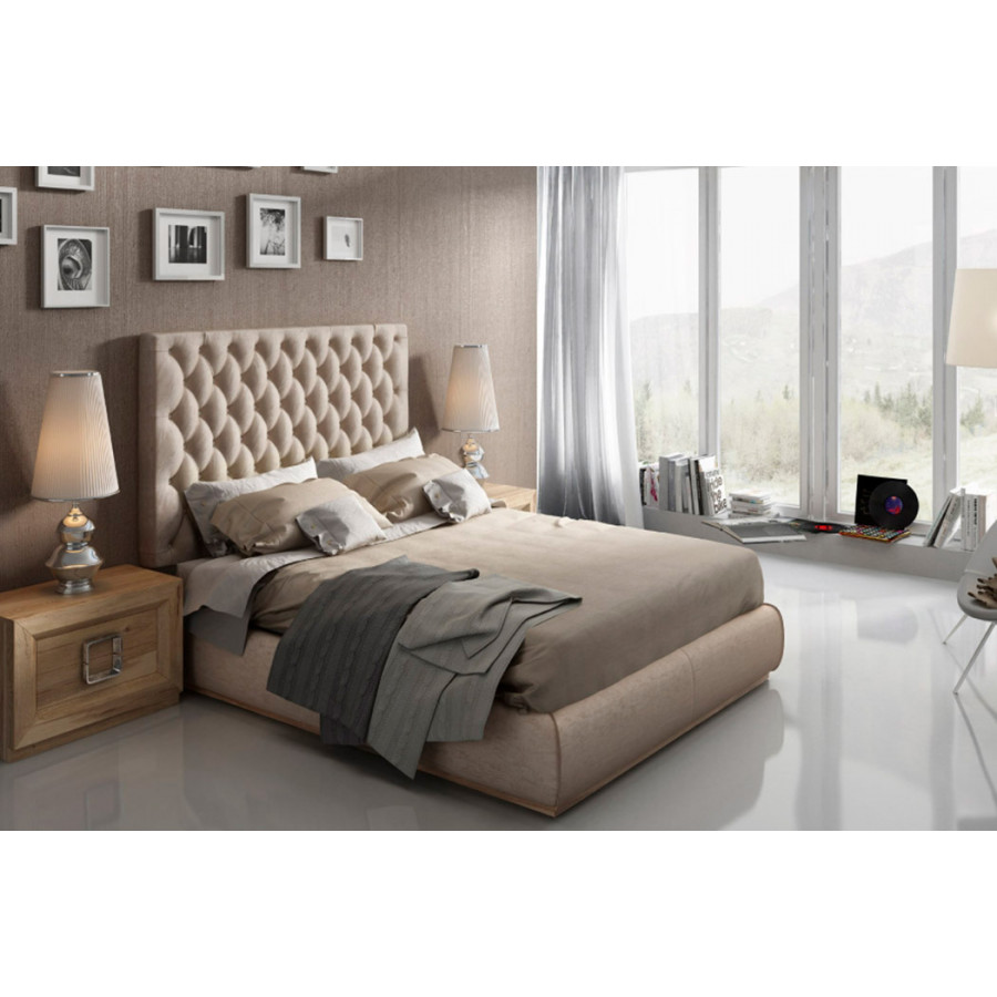 Franco - Ez 63 Upholstered Headboard With Legs For 150 Cm Mattress Queen Size