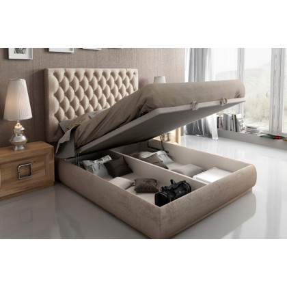 Franco - Ez 63 Upholstered Headboard With Legs For 150 Cm Mattress Queen Size