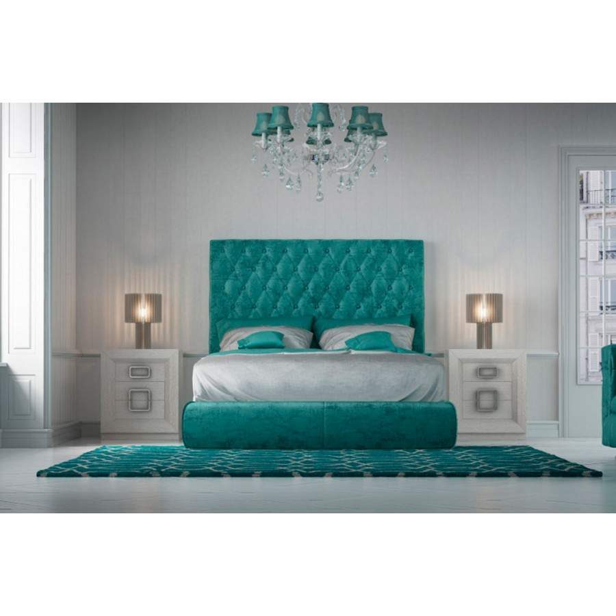 Franco - Ez 69 Upholstered Headboard With Legs For 150 Cm Mattress Queen Size