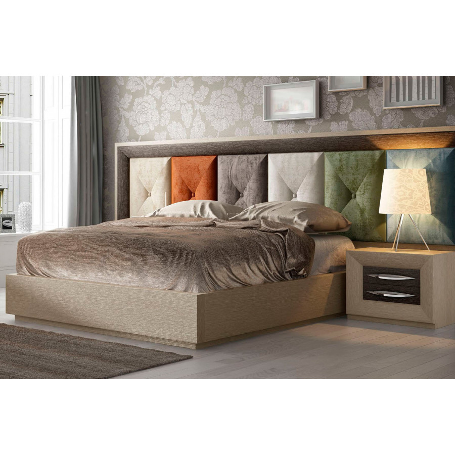Franco Dor 121 Plinth 70 Cm Modules - Light Wood/Dark Wood