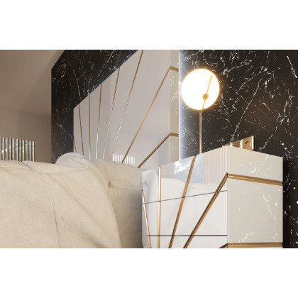 Franco - Oro Bed With Light