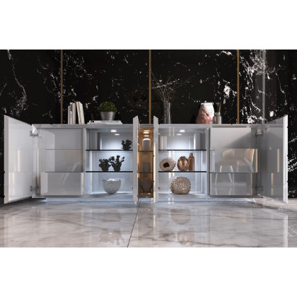 Franco Oro Buffet - White/Gold