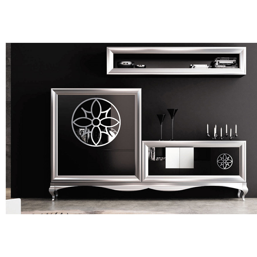 Franco - Serik 01 Sideboard 2 Rosette Doors + 2 Slab Doors