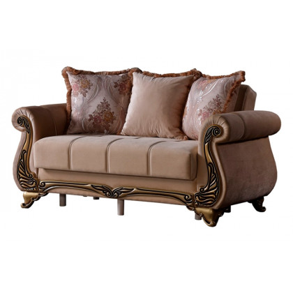 Furnia - Karizma Convertible Sleeper Loveseat