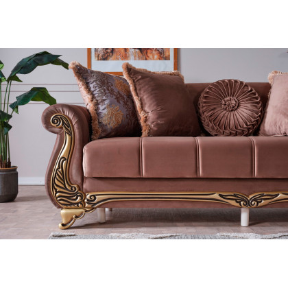 Furnia - Karizma Convertible Sleeper Loveseat