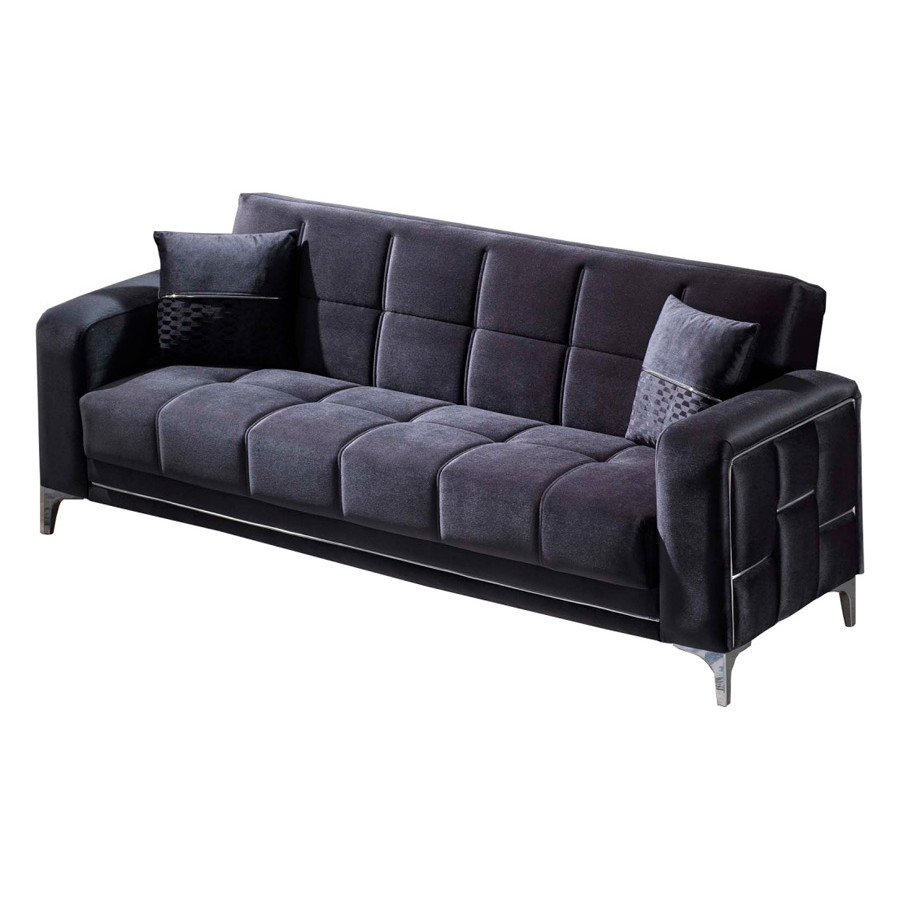 Furnia Alice Convertible Sofa - Anthracite, Fabric