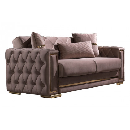 Furnia - Bolivya Convertible Sleeper Loveseat