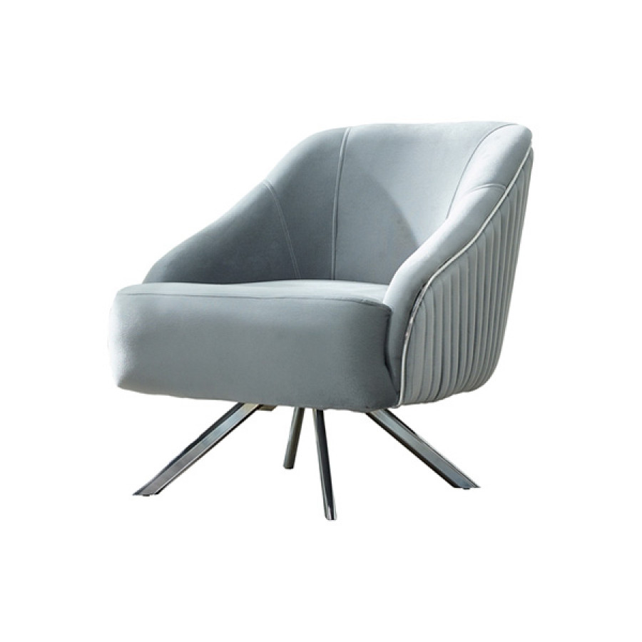 Furnia Lucas Armchair - Light Gray, Fabric