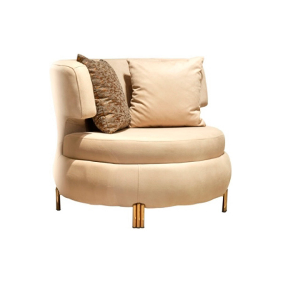 Furnia - Paris Armchair in Cream, Fabric