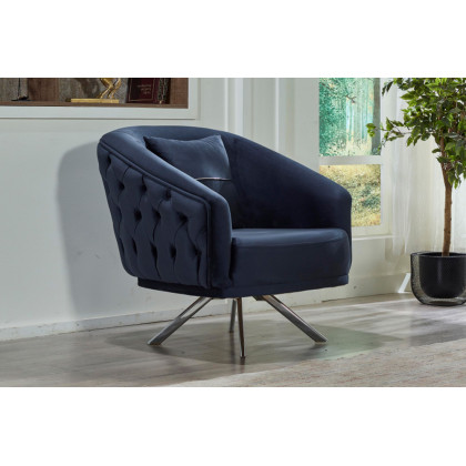 Furnia Puzzle Armchair - Dark Gray, Fabric