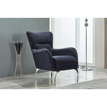 Furnia Resital Armchair - Anthracite, Fabric
