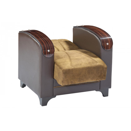 Furnia Senem Armchair - Brown, Fabric