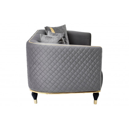 Furnia Toronto Stationary Sofa - Gray, Fabric