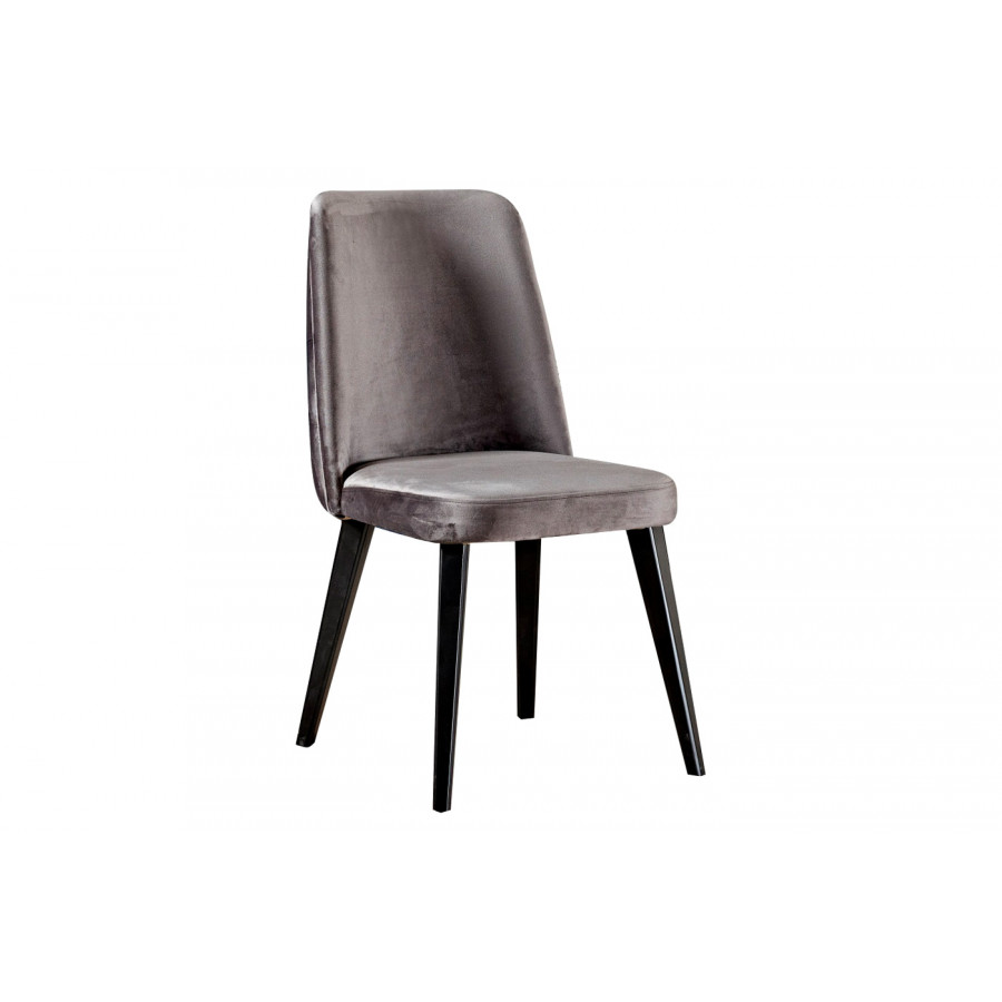 Furnia - Bell Dining Chair in Gray, Fabric