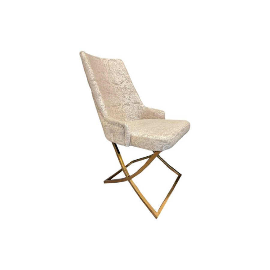 Furnia - Pier Dining Chair in Cream, Fabric