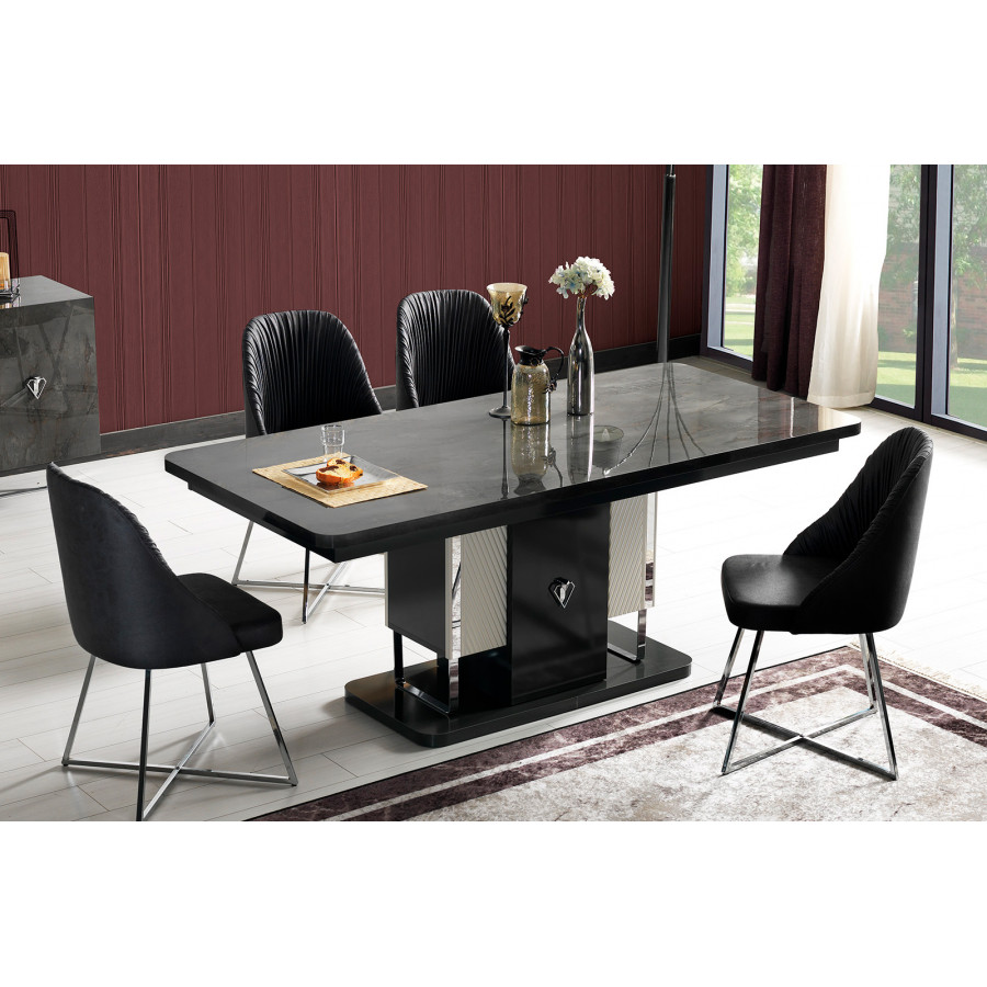 Furnia - Tokyo Dining Chair in Black