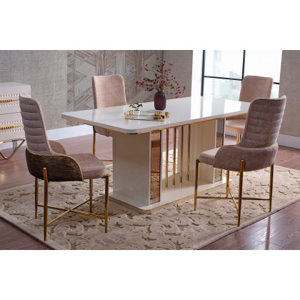 Furnia - Valence Dining Chair in Cream