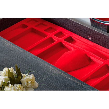 Furnia - Nero Dresser with Mirror