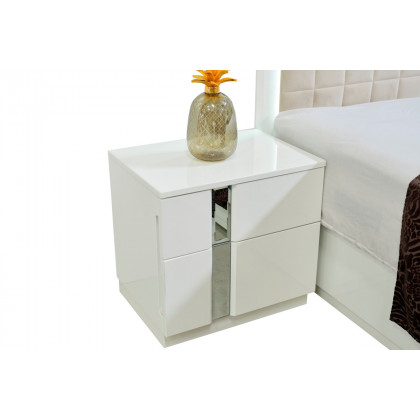 Furnia - Sienna Nightstand in White