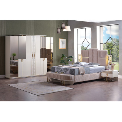 Furnia - Valence Wardrobe in Cream
