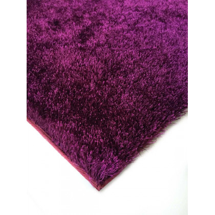 Furnings Fuzzy Magenta Area Rug - 7'L x 5'W x 1"H