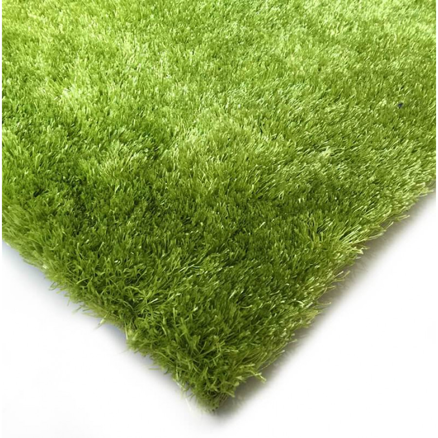 Furnings Fuzzy Lime Area Rug - 11'L x 8'W x 1"H