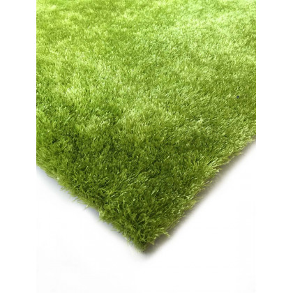 Furnings Fuzzy Lime Area Rug - 11'L x 8'W x 1"H