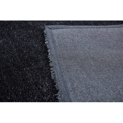 Furnings Fuzzy Gray Area Rug - 7'L x 5'W x 1"H
