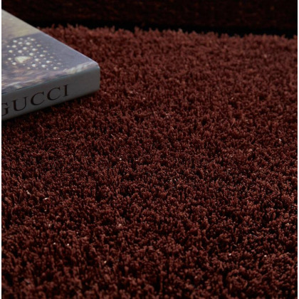 Furnings Aria Brown & Beige Soft Pile Shaggy Area Rug - 11'L x 8'W x 1"H