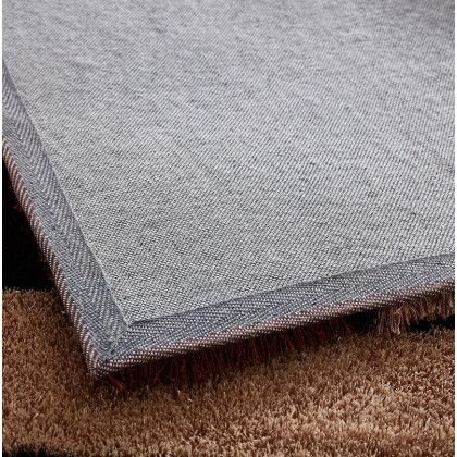 Furnings Aria Brown & Beige Soft Pile Shaggy Area Rug - 11'L x 8'W x 1"H