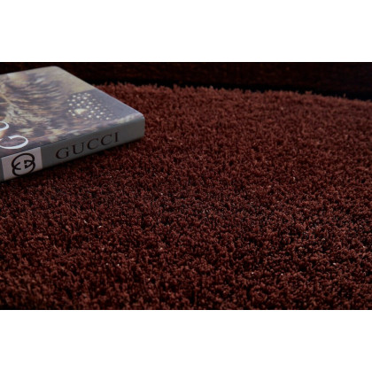 Furnings Aria Brown & Beige Soft Pile Shaggy Area Rug - 11'L x 8'W x 1"H