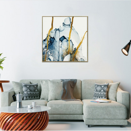 Furnings - "Abstract Exotica" Acrylic Framed Wall Art