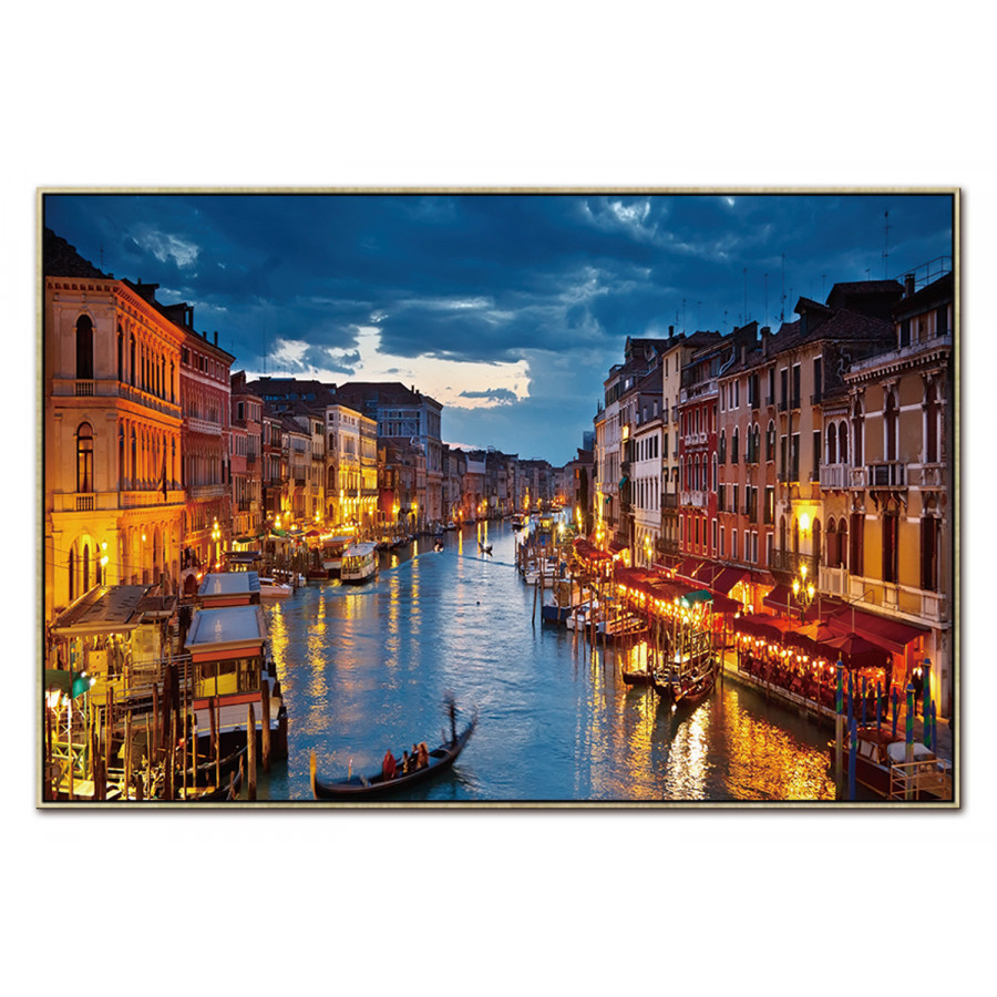 Furnings - Downtown Venice at Dusk Acrylic Print Unframed Wall Art