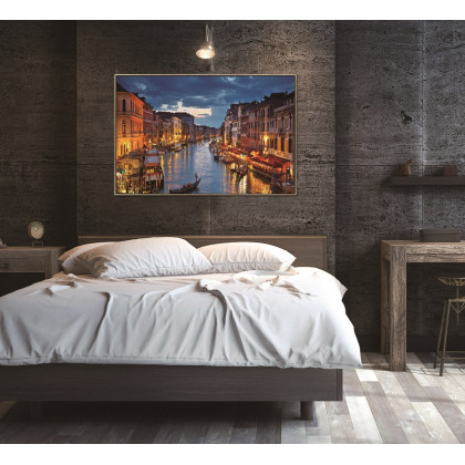 Furnings - Downtown Venice at Dusk Acrylic Print Unframed Wall Art