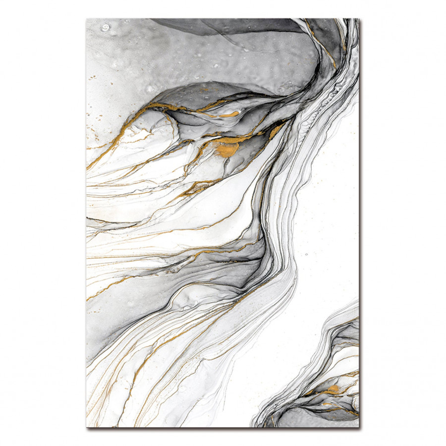 Furnings - "Quartz Veins" Canvas Wall Art