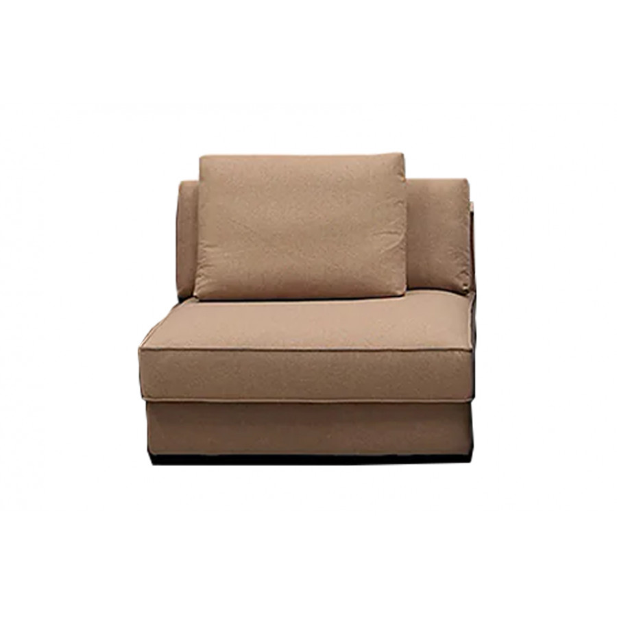 Furnings - Modular Pink Sectional Living Room Set in Armless Chair