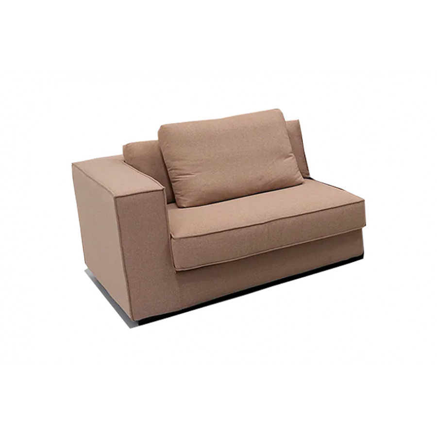 Furnings Modular Pink Sectional Living Room Set - Left Facing Armchair