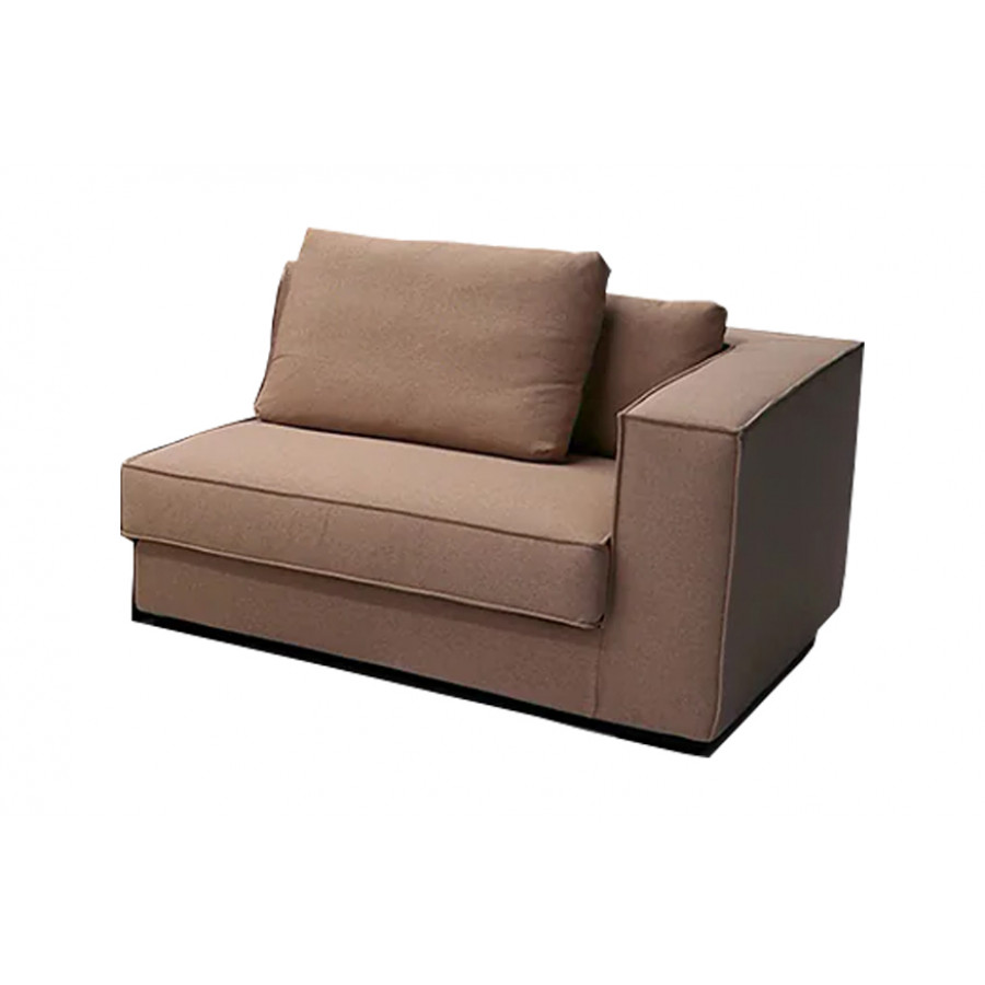 Furnings Modular Pink Sectional Living Room Set - Right Facing Armchair
