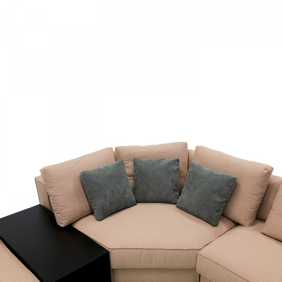 Furnings - Modular Pink Sectional Living Room Set