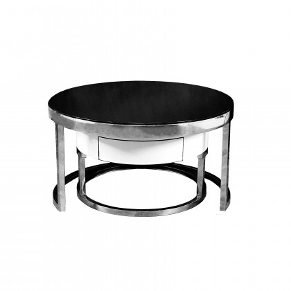 Furnings - Silver Nesting Coffee Table 31.5"D X 18"H