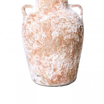 Furnings - Artisan Ceramic Aged Terracotta Vase in Country Charm for Your Home